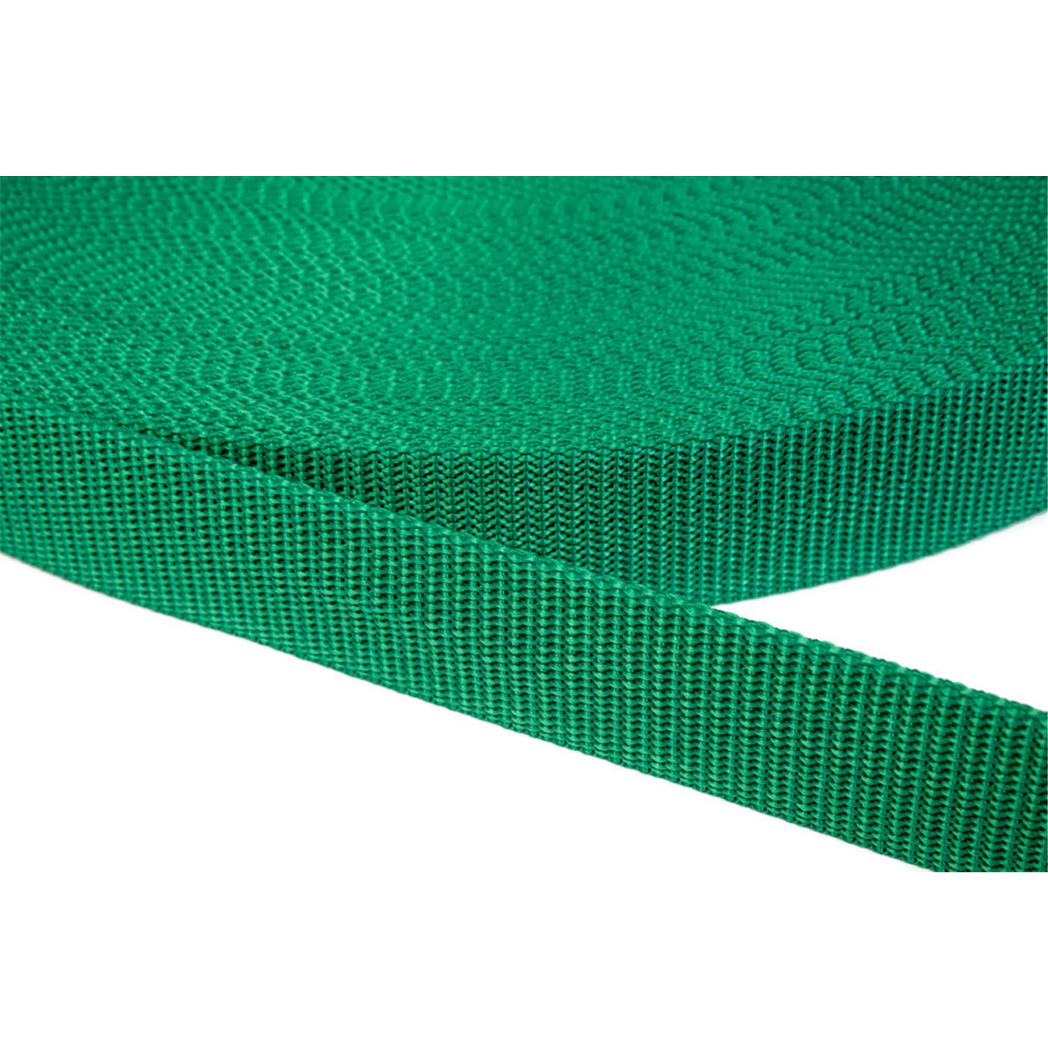 Gurtband 40mm breit aus Polypropylen in 41 Farben 34 - grün 50 Meter