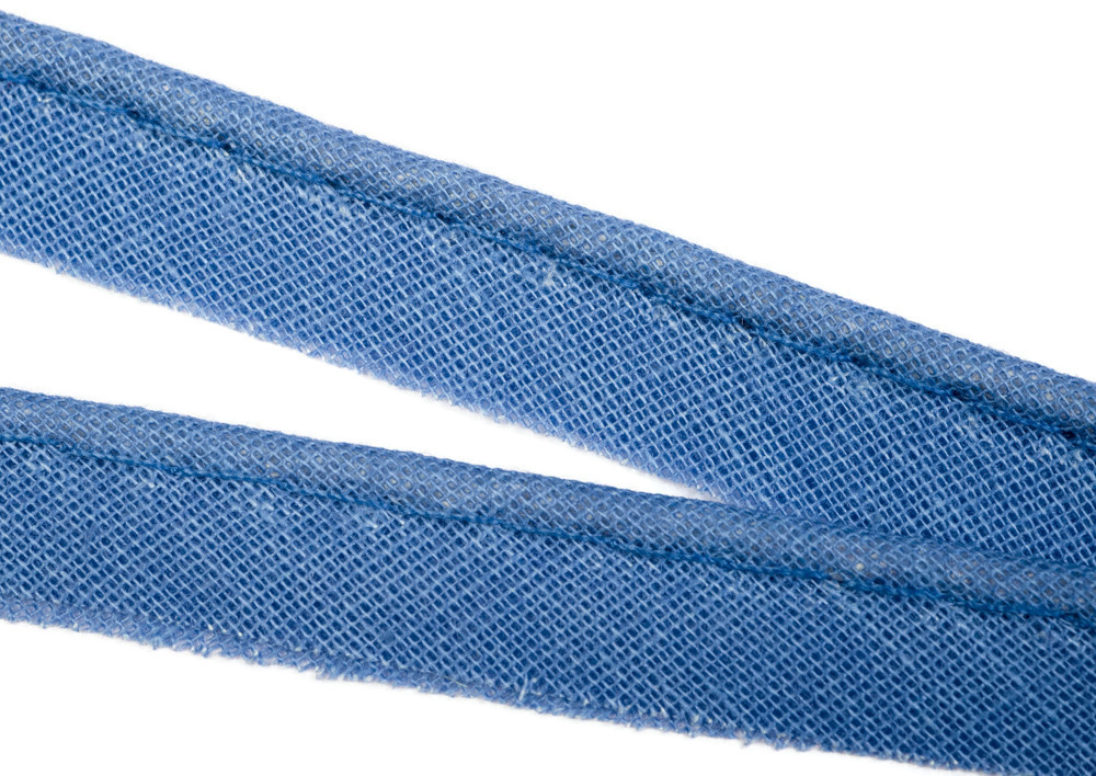Paspelband aus Baumwolle, 10 Meter, in 40 Farben 34 – blau