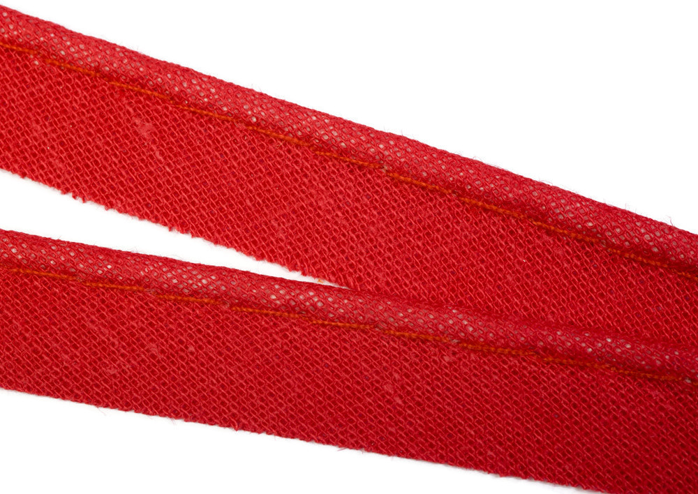 Paspelband aus Baumwolle, 10 Meter, in 40 Farben 12 – tomatenrot