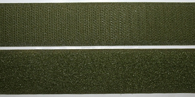Klettband selbstklebend, 30 mm, olivgrün #09 3 Meter