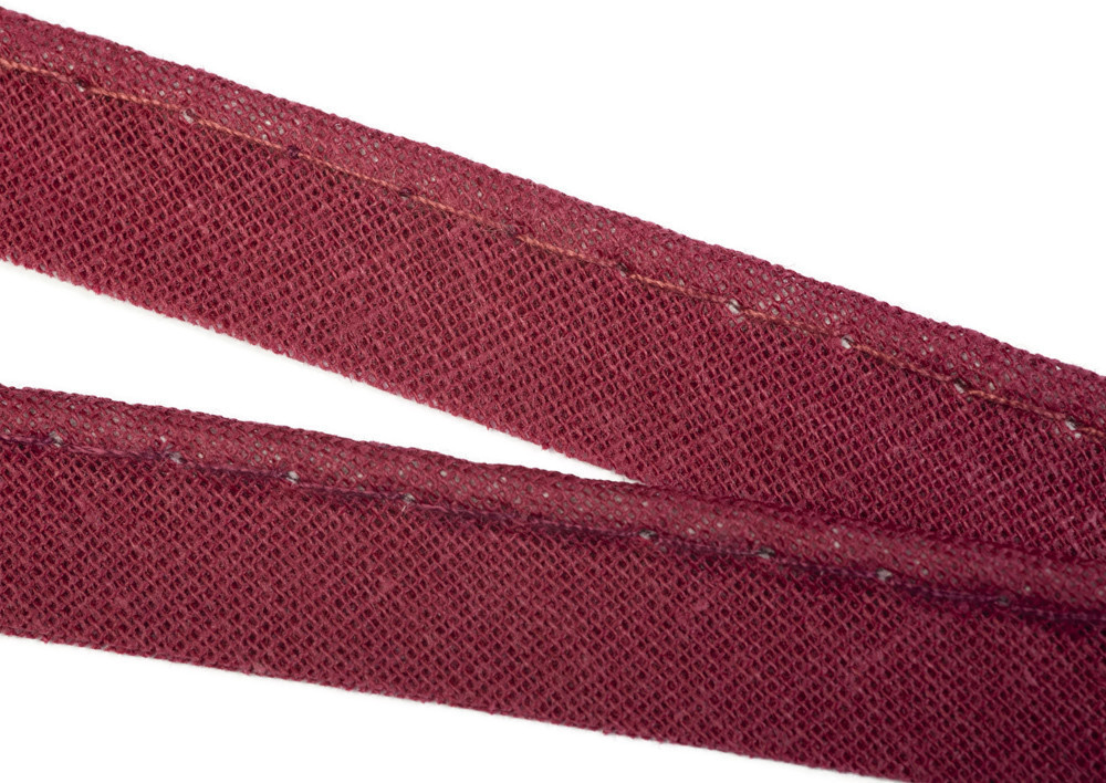 Paspelband aus Baumwolle, 10 Meter, in 40 Farben 14 – dunkelrot