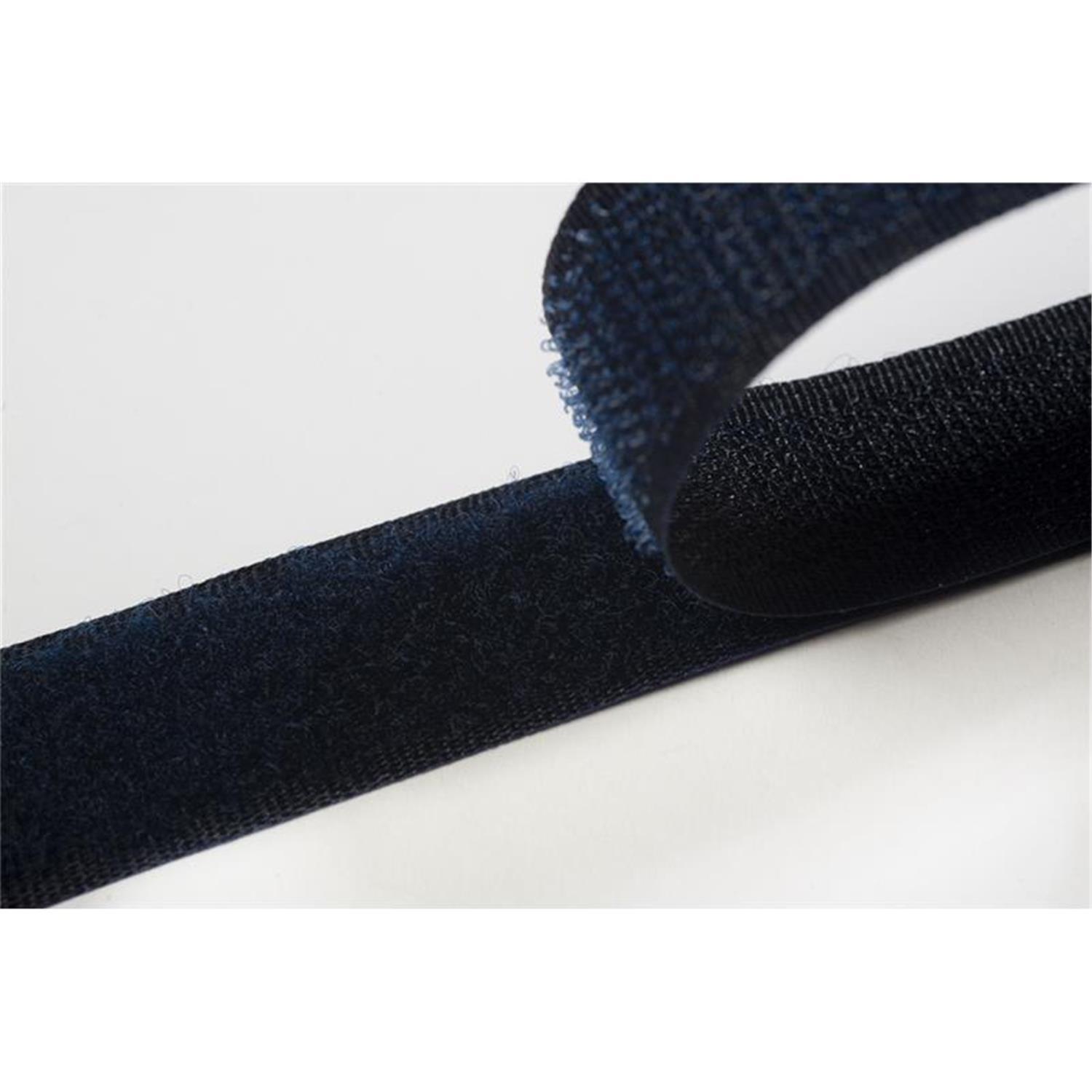 Klettband zum aufnähen, 50 mm, dunkelblau #07 4 Meter
