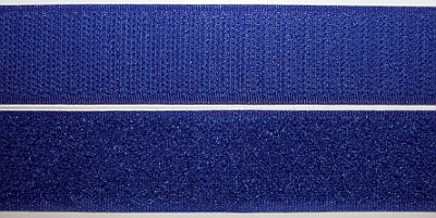 Klettband selbstklebend, 20 mm, royalblau #06 10 Meter