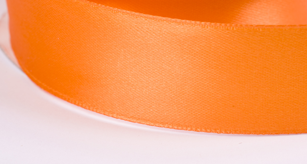 Satinband 25mm breit orange #08