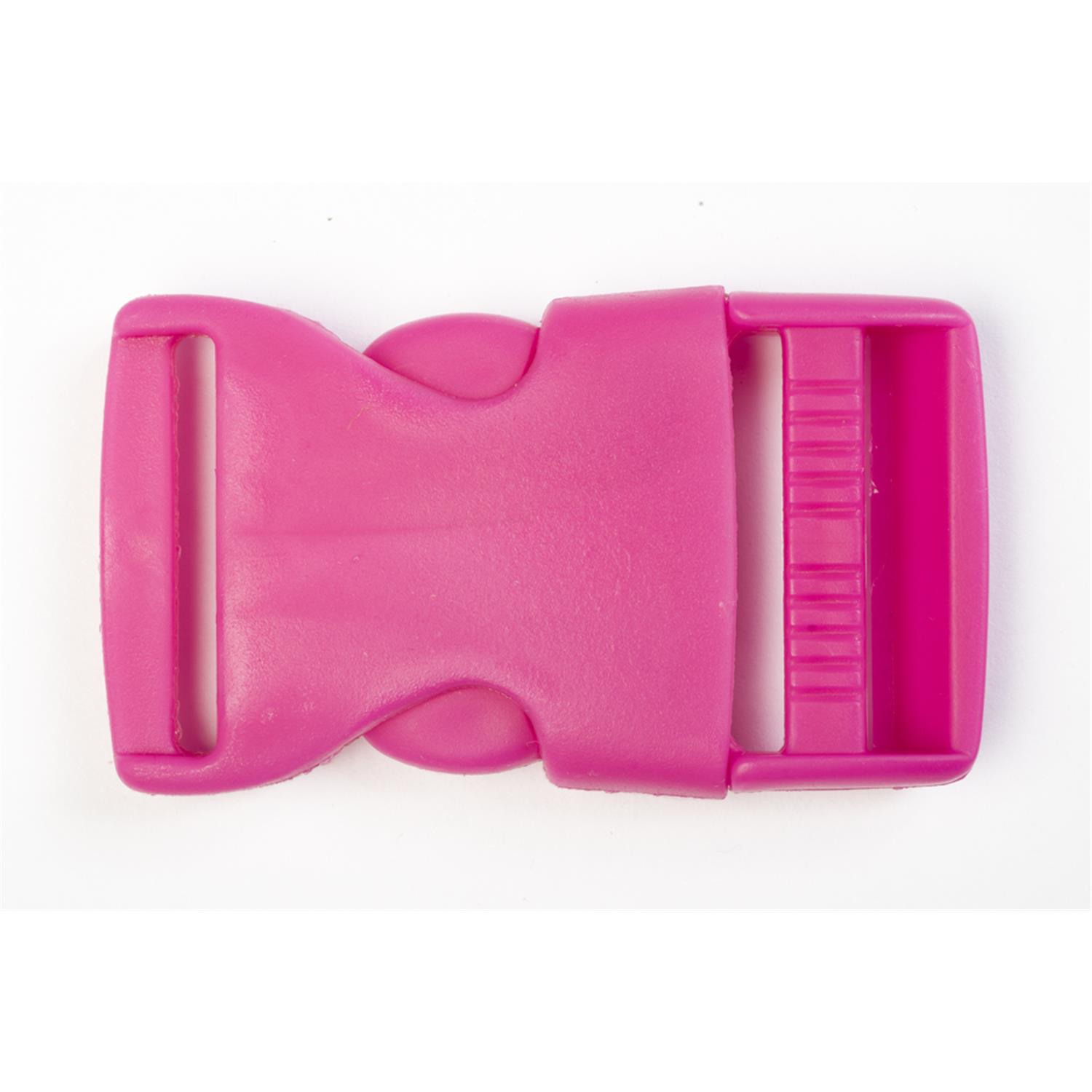 1 Stk. Gurtband-Steckschließer, 25mm, pink #91