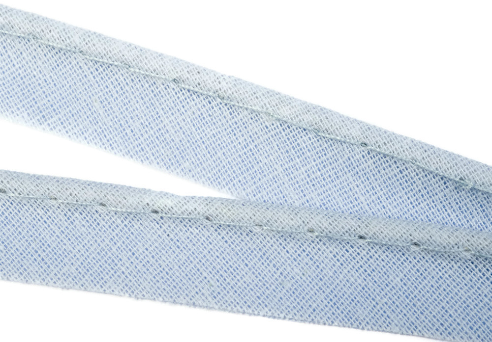 Paspelband aus Baumwolle, 10 Meter, in 40 Farben 31 – eisblau