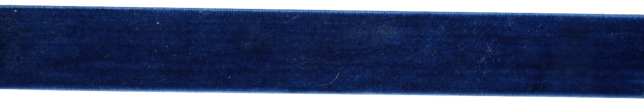Samtband, 25mm breit, 10 Meter lang, dunkelblau #14