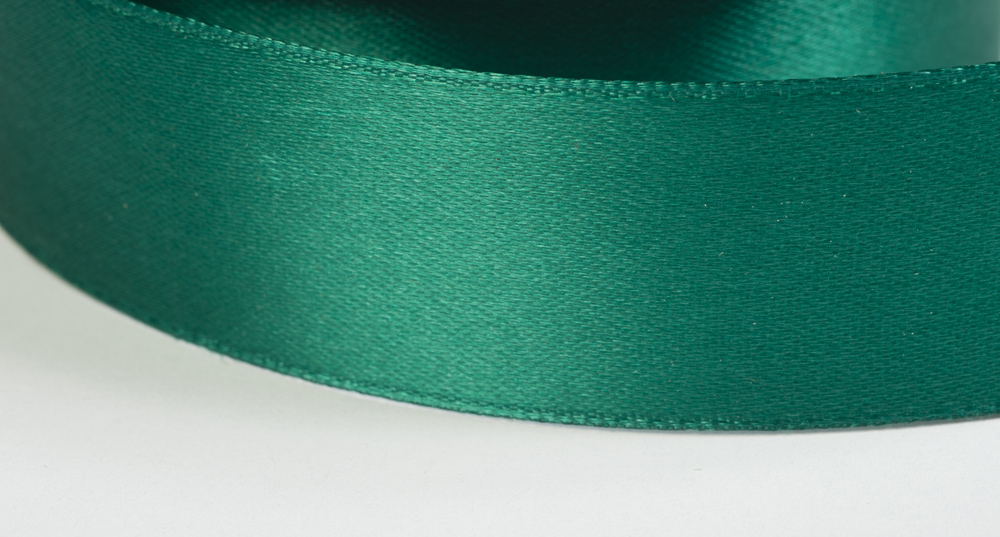 Satinband, 18mm breit, smaragdgrün #20