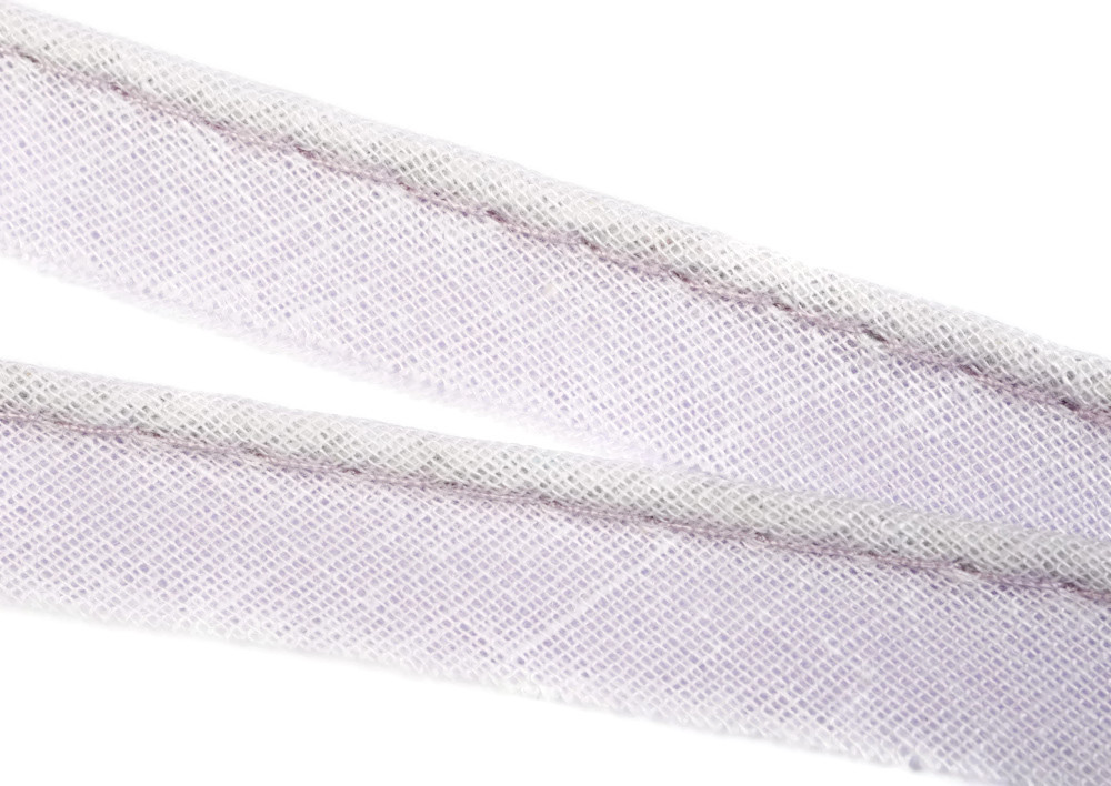 Paspelband aus Baumwolle, 10 Meter, in 40 Farben 27 – blassflieder