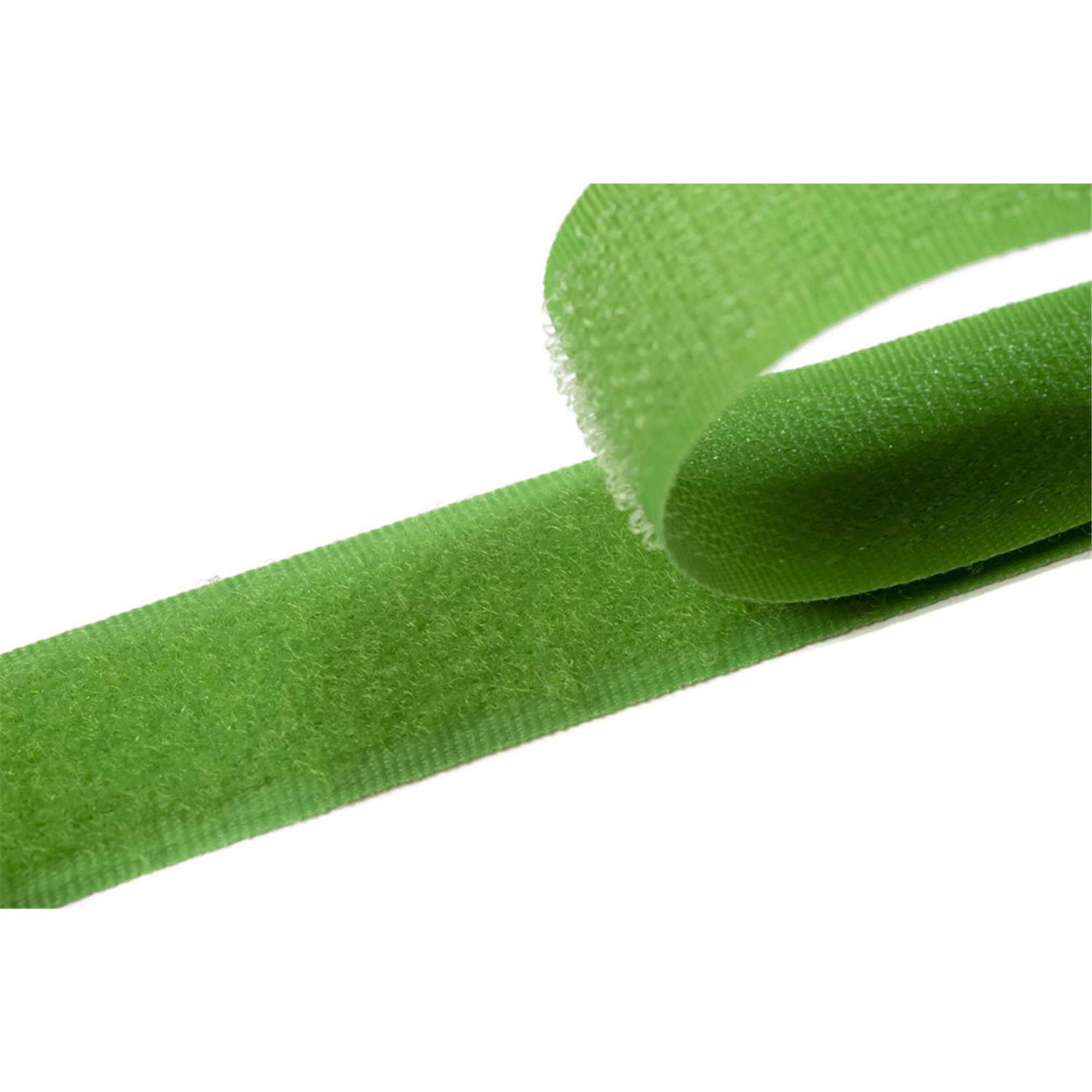 Klettband zum aufnähen, 25 mm, frühlingsgrün #08 25 Meter