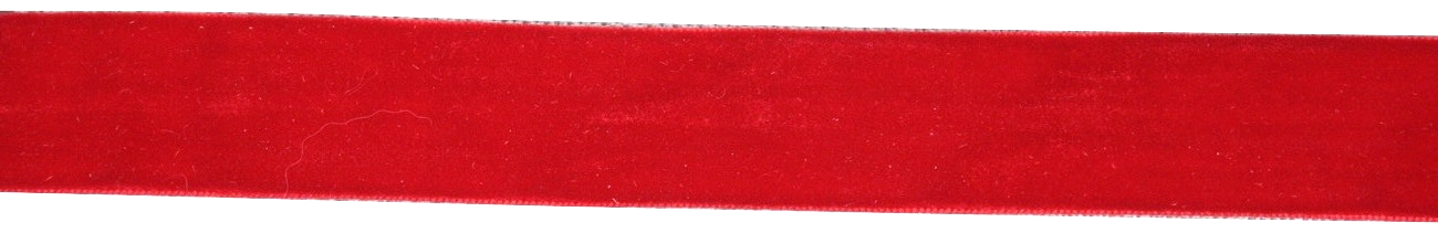Samtband, 13mm breit, 10 Meter lang, rot #09