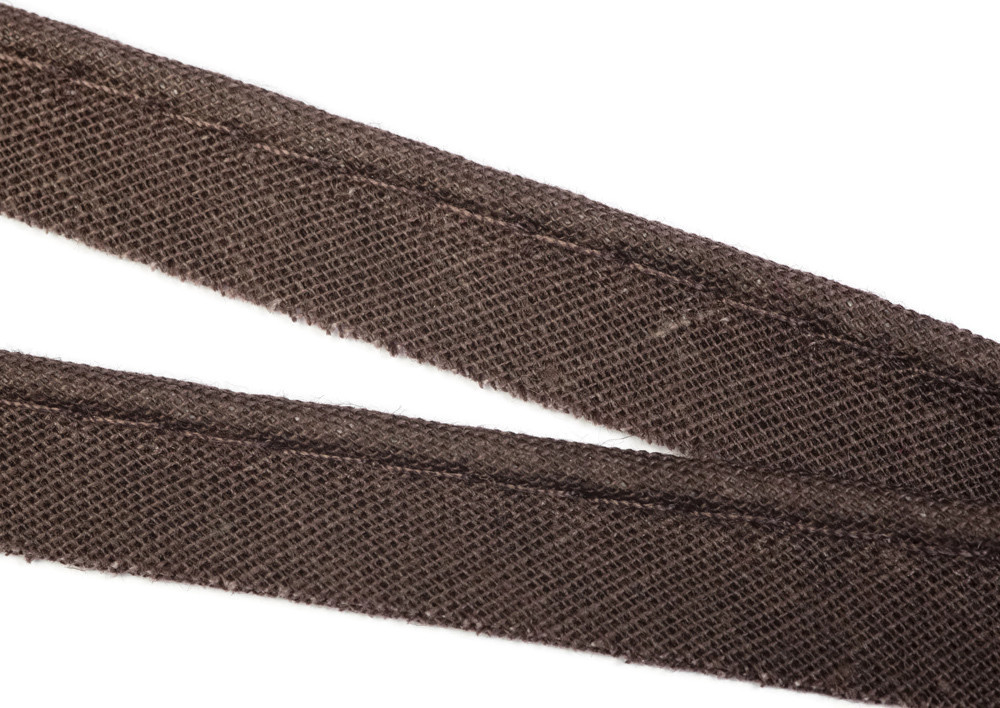 Paspelband aus Baumwolle, 10 Meter, in 40 Farben 06 – dunkelbraun