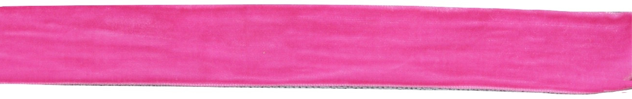 Samtband, 6mm breit, 10 Meter lang, pink #08