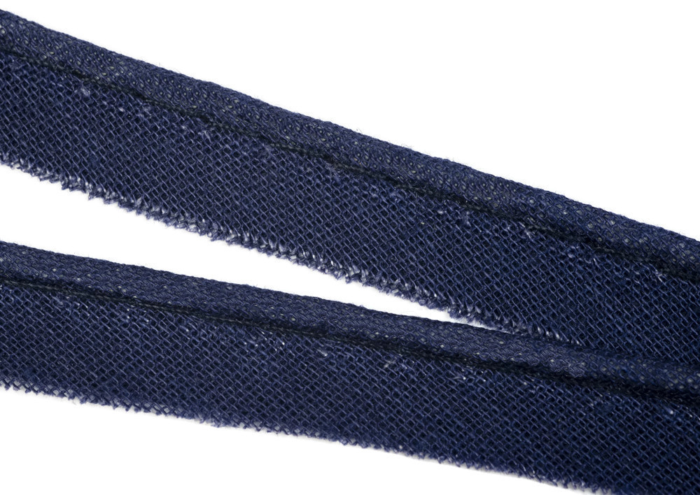 Paspelband aus Baumwolle, 10 Meter, in 40 Farben 36 – dunkelblau