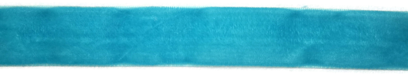Samtband, 6mm breit, 10 Meter lang, türkis #11