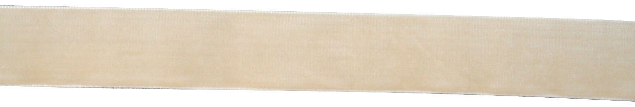Samtband, 13mm breit, 10 Meter lang, beige #03
