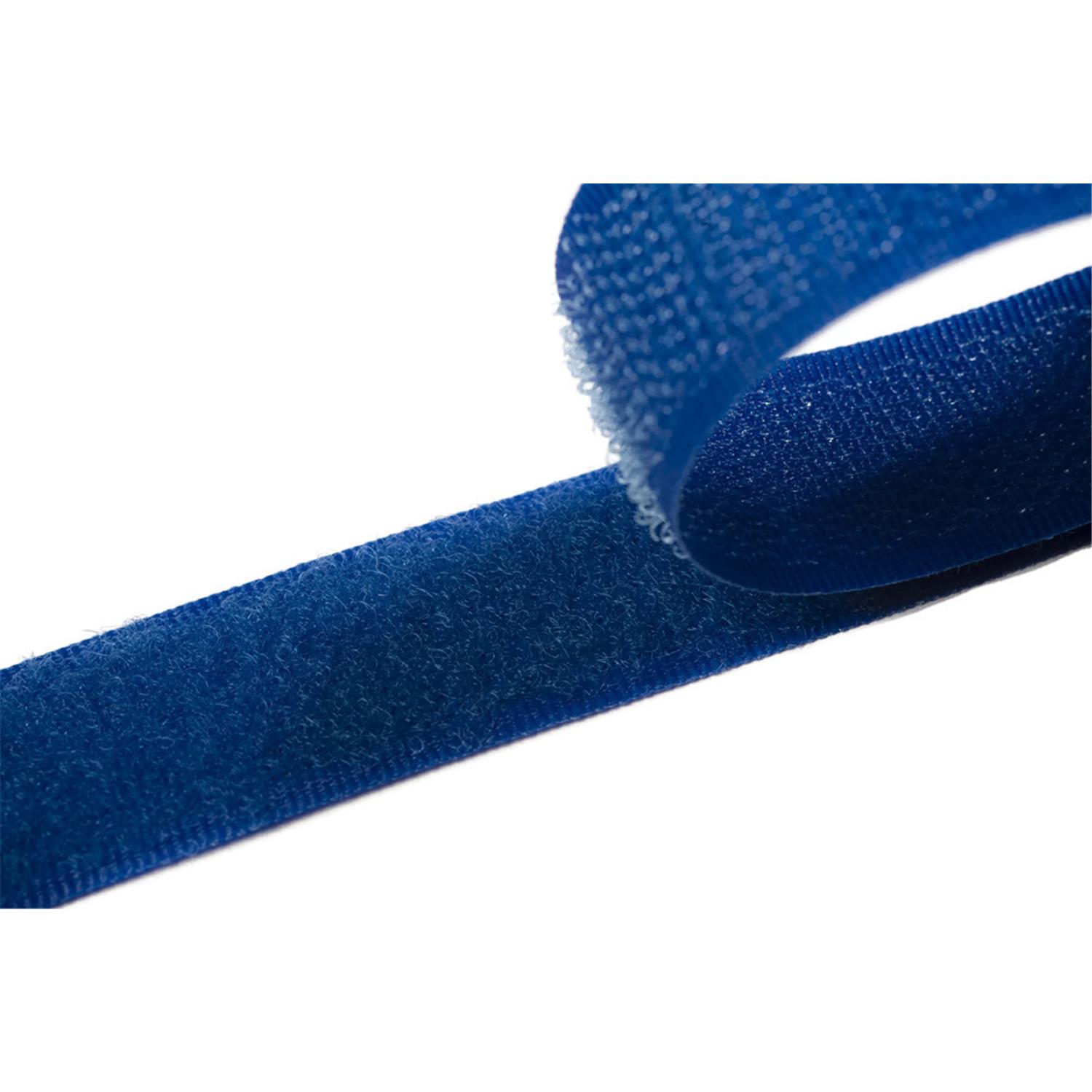 Klettband zum aufnähen, 25 mm, royalblau #06 25 Meter