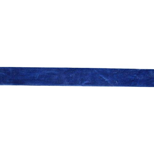 Samtband 10 Meter lang in 17 Farben 13 – royalblau 16mm