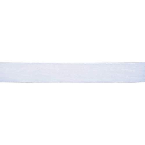 Samtband 10 Meter lang in 17 Farben 01 – weiss 16mm