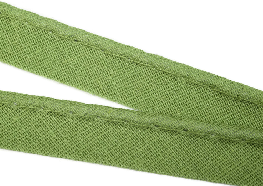 Paspelband aus Baumwolle, 10 Meter, in 40 Farben 25 – olivgrün