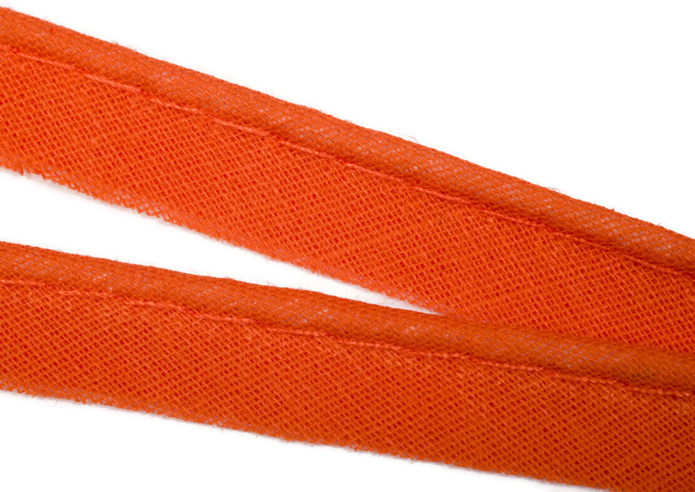 Paspelband aus Baumwolle, 10 Meter, in 40 Farben 11 – orangerot
