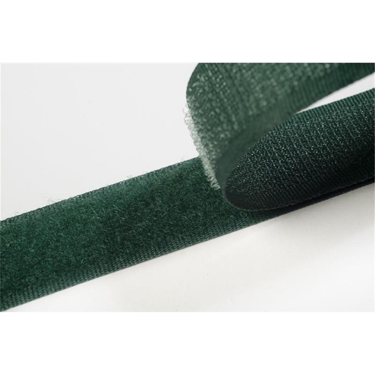 Klettband zum aufnähen, 20 mm, dunkelgrün #31 25 Meter