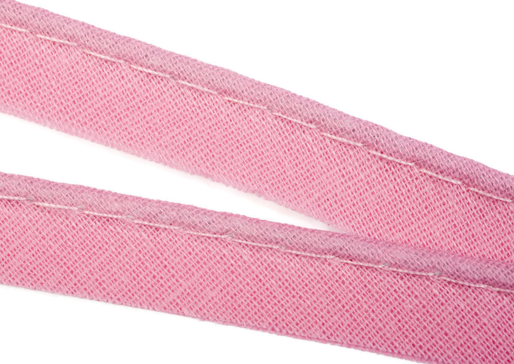 Paspelband aus Baumwolle, 10 Meter, in 40 Farben 17 – pink