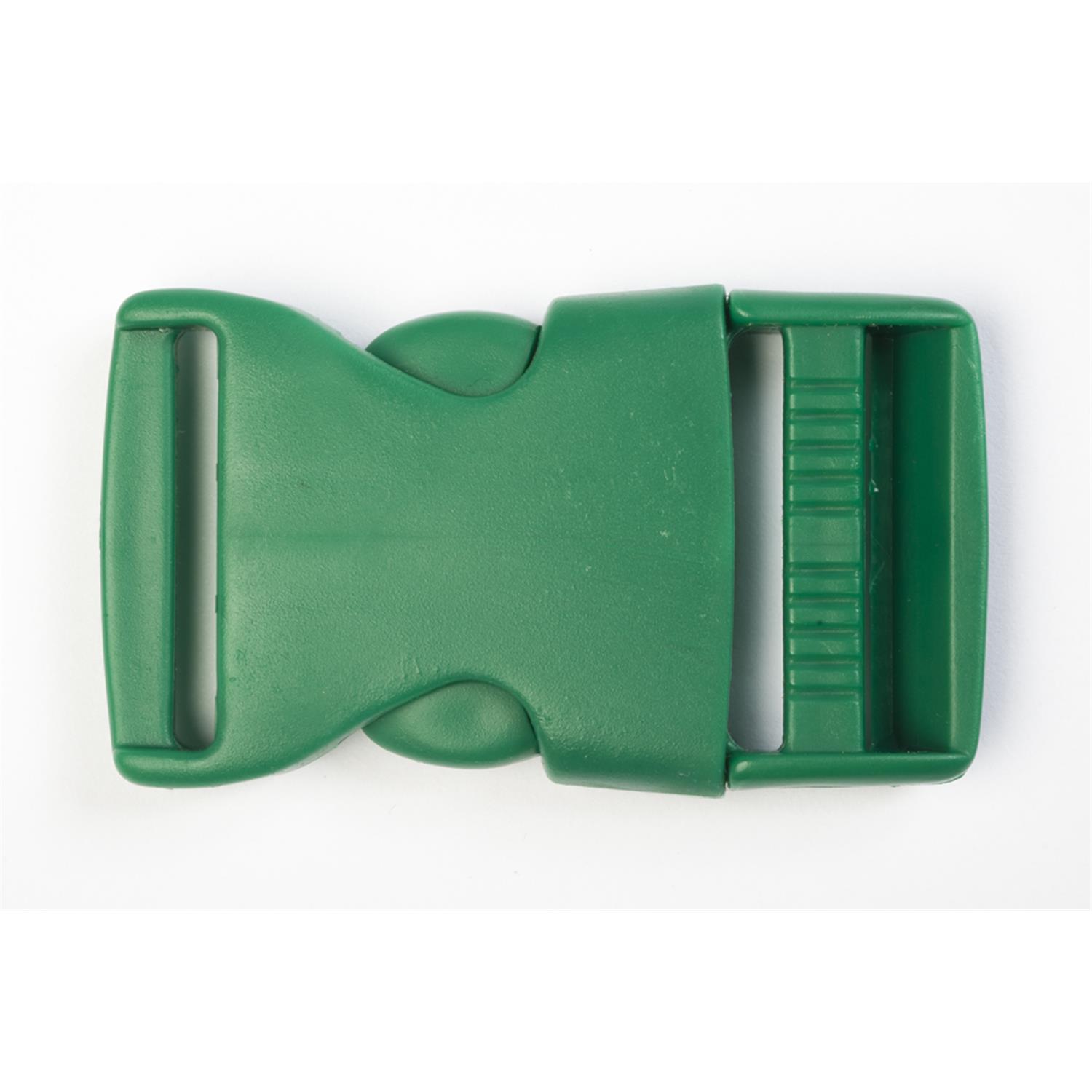 1 Stk. Gurtband-Steckschließer, 25mm, grün #87