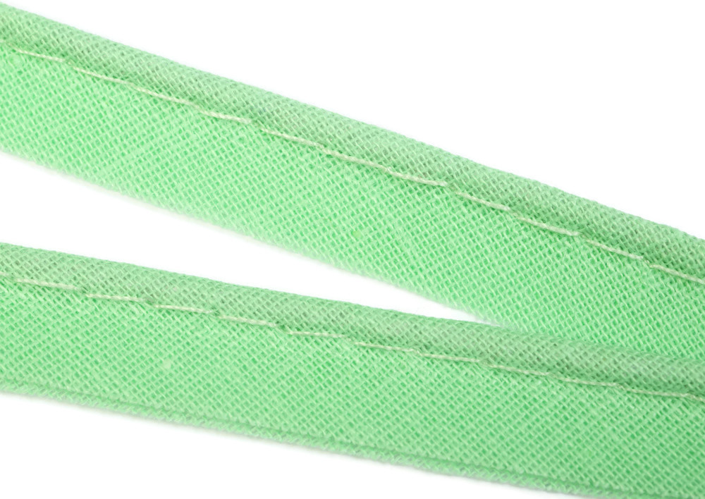 Paspelband aus Baumwolle, 10 Meter, in 40 Farben 22 – blassgrün