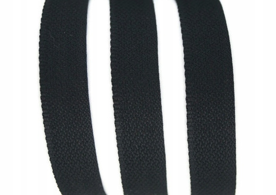 4m Einfassband aus Baumwolle 25mm schwarz