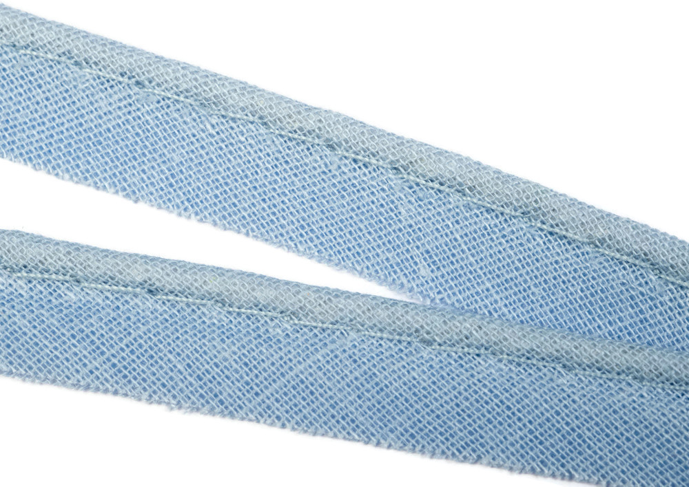 Paspelband aus Baumwolle, 10 Meter, in 40 Farben 32 – hellblau