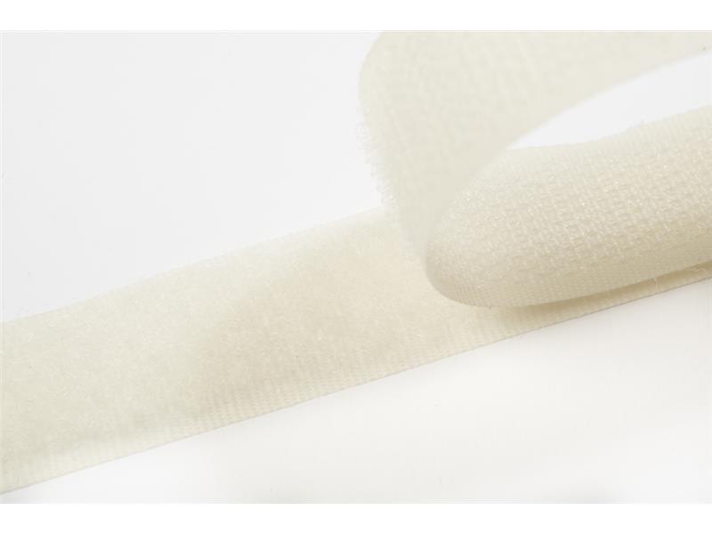 Klettband zum aufnähen, 100 mm, beige #02 1 Meter