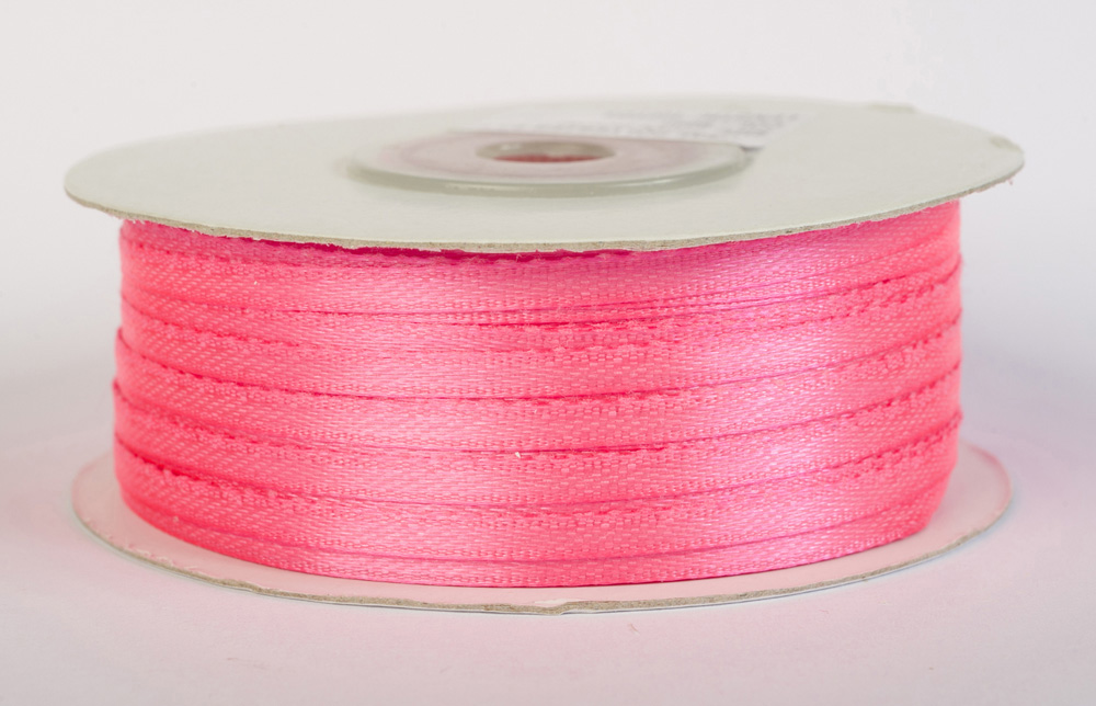 Satinband 3mm breit rosa/pink #34