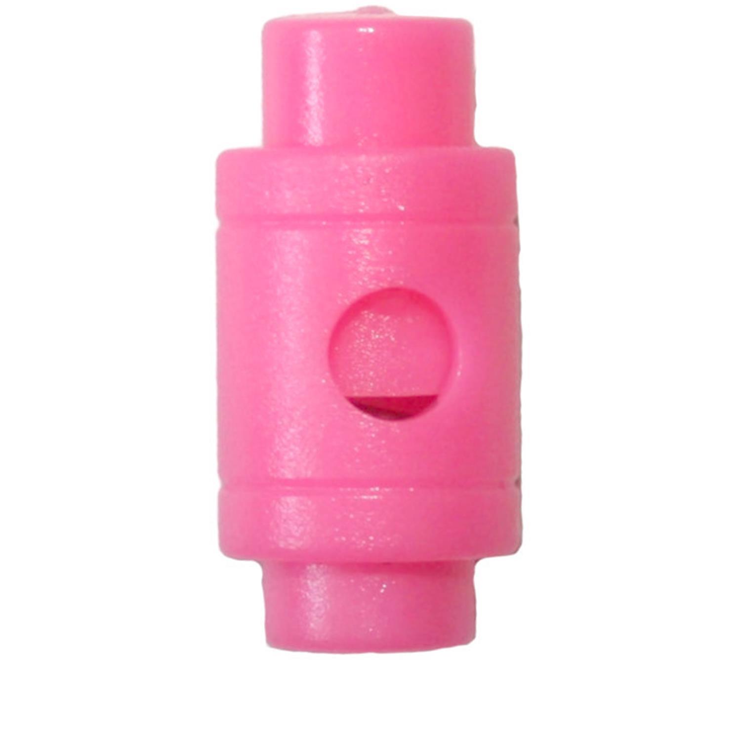 Fluoreszierende Kordelstopper (1-Loch), bis 3,8mm Kordeldurchmesser #26 04 - fluoreszierende pink