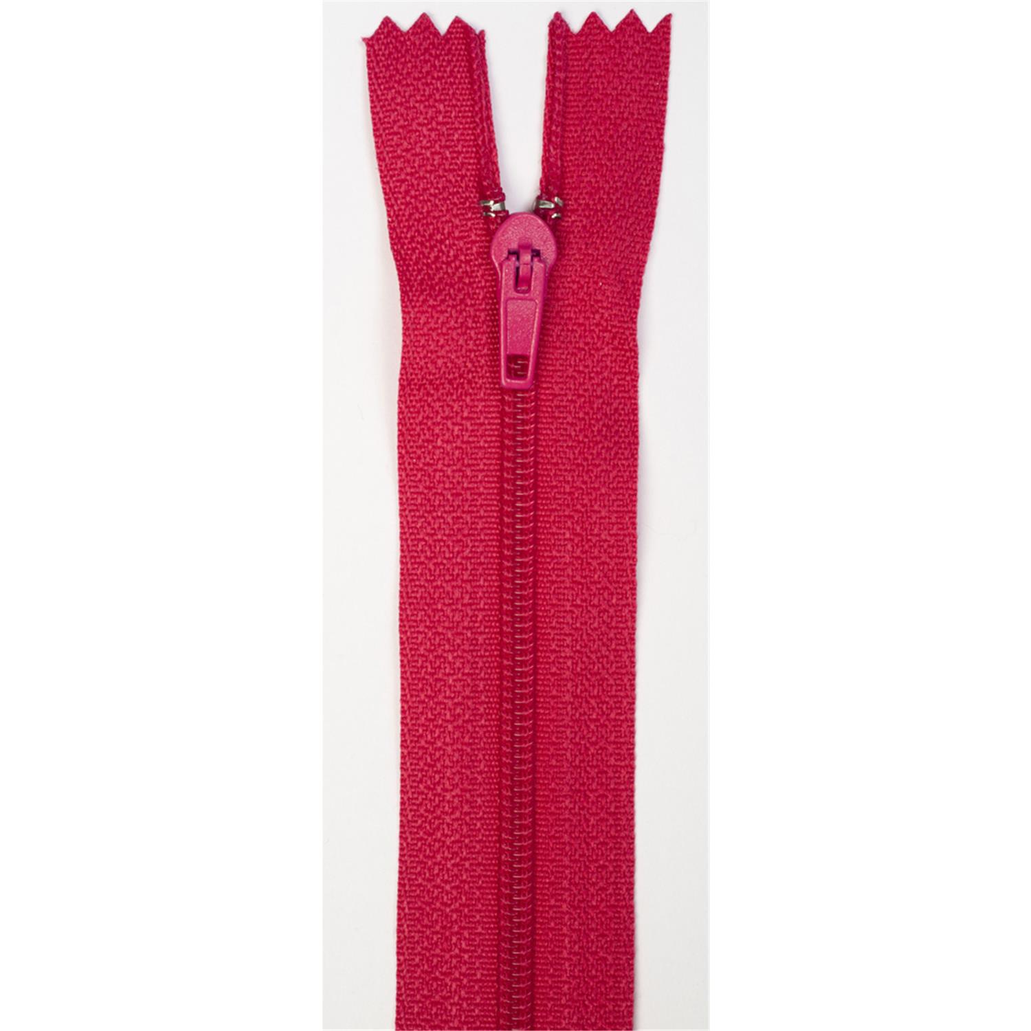 50 Stück Spiralreißverschluss Aubergine – 35 Cm Lang, Nicht Teilbar, 3 Mm Laufschiene, 100 % Polyester