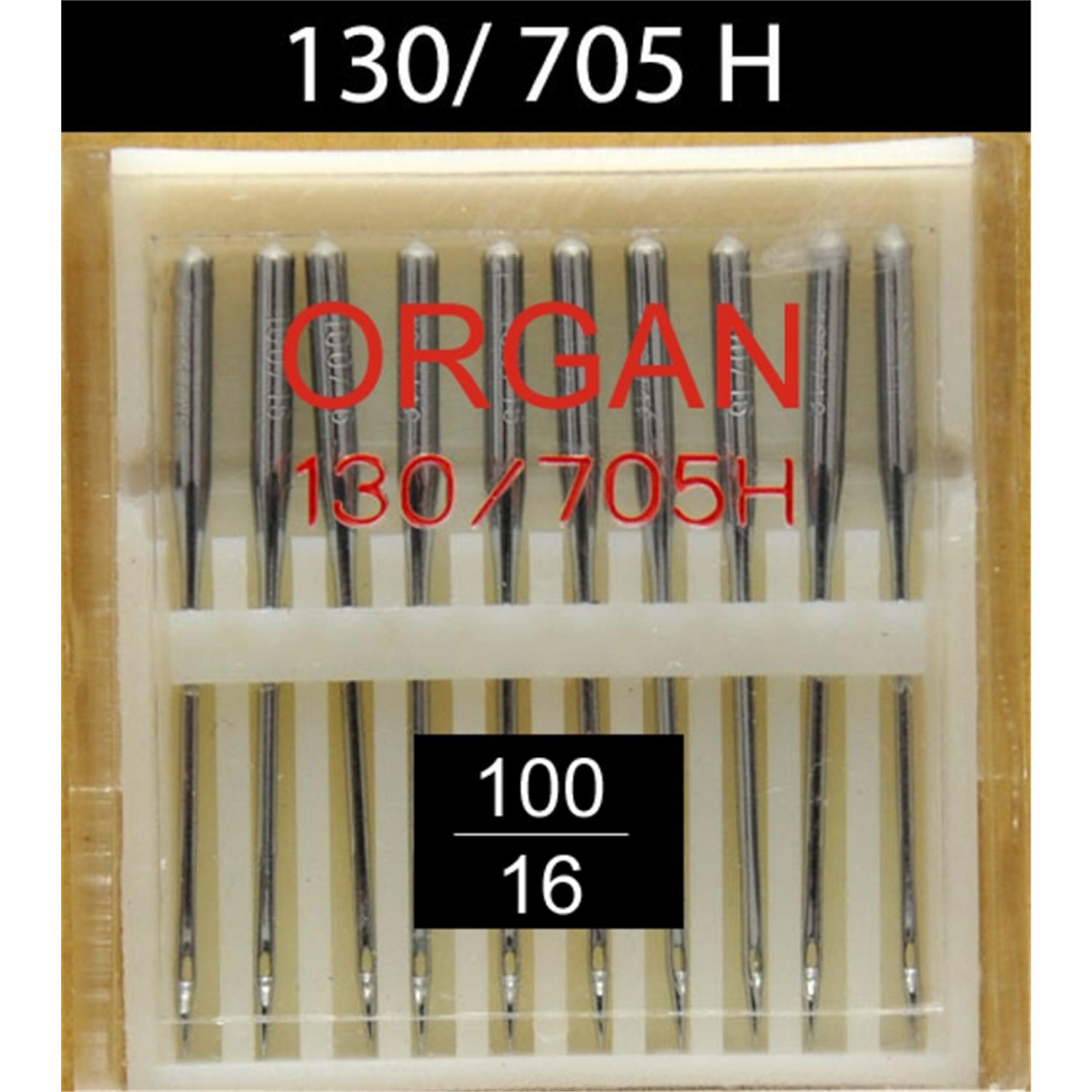 Nähmaschinennadeln Flachkolben Organ Stärke 100, 10 Stk. #98
