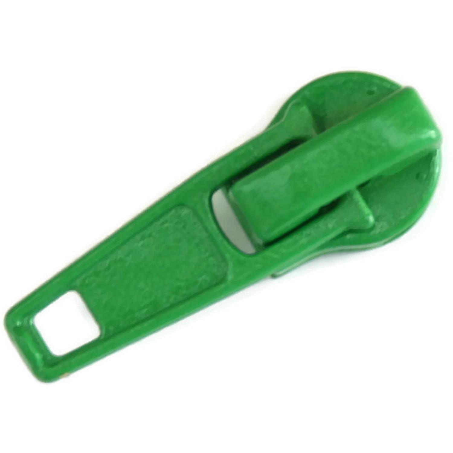 Autolock Schieber für Endlosreißverschluss 5mm, 42 Farben 82 - grassgrün