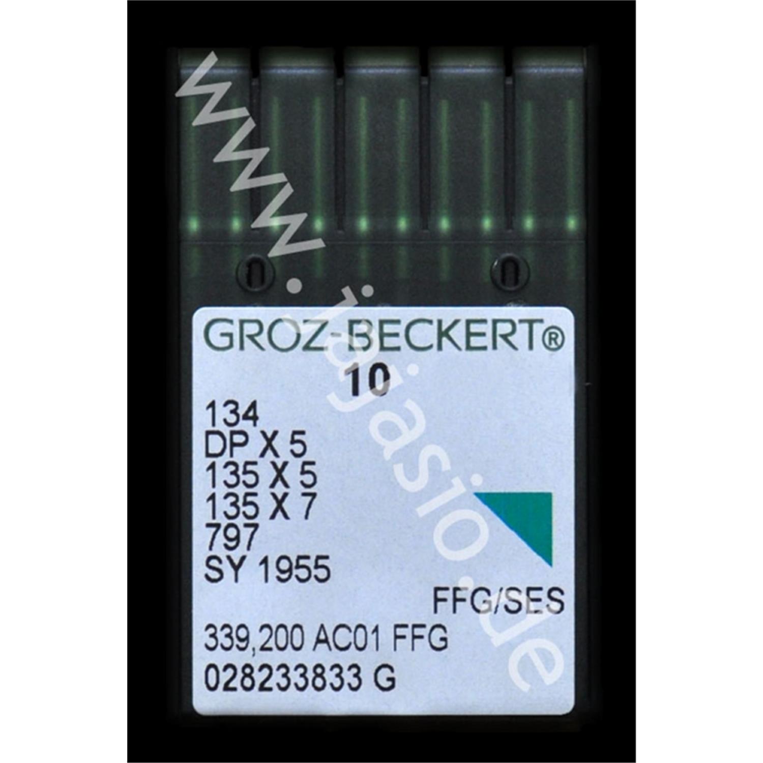 10 Steppstichnadeln, für gewirkte Stoffe, Stärke 130/21 #56