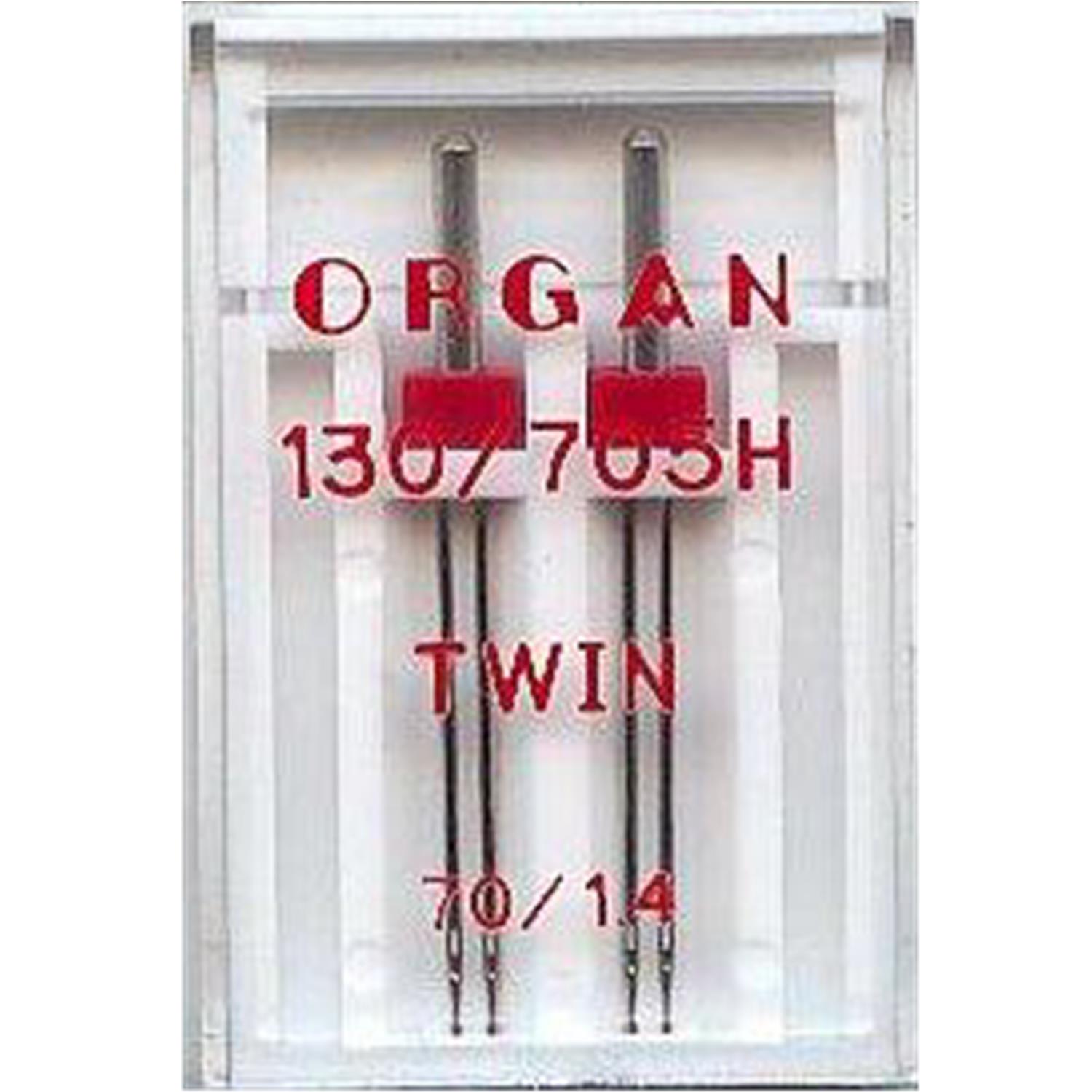Nähmaschinennadeln Organ, TWIN 70/1.4mm #143