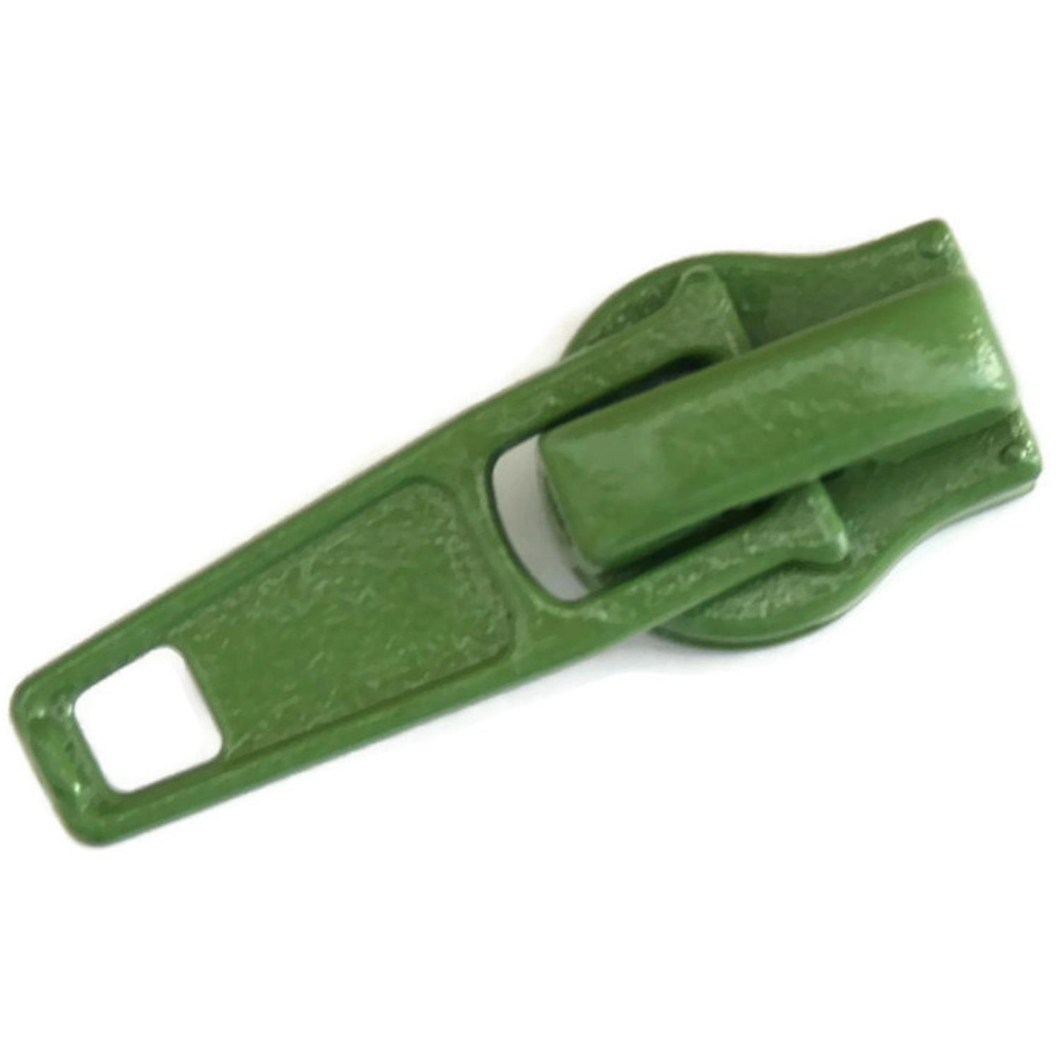 Autolock Schieber für Endlosreißverschluss 5mm, 42 Farben 83 - olivgrün