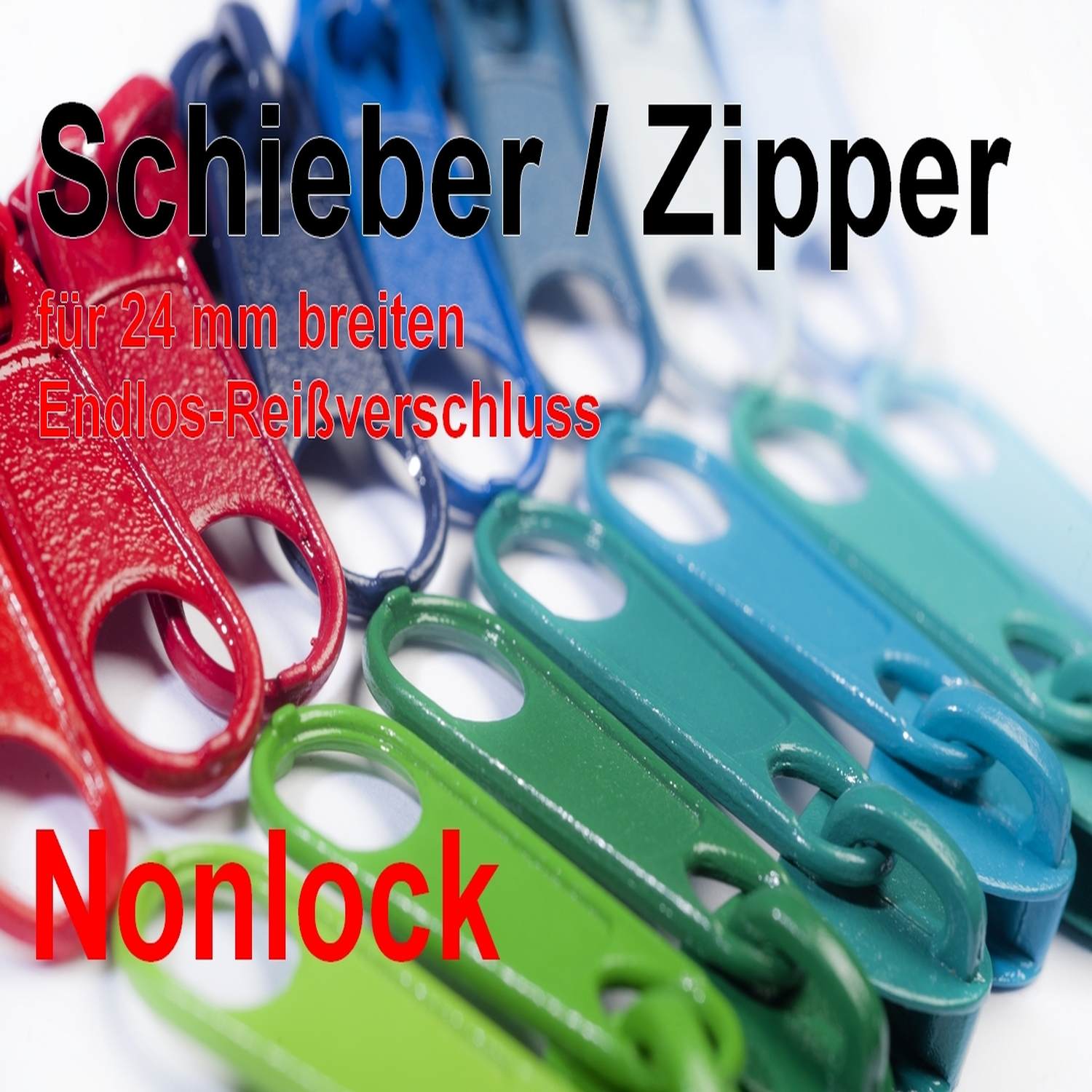 Nonlock Schieber für Endlosreißverschluss 3mm, 42 Farben 88