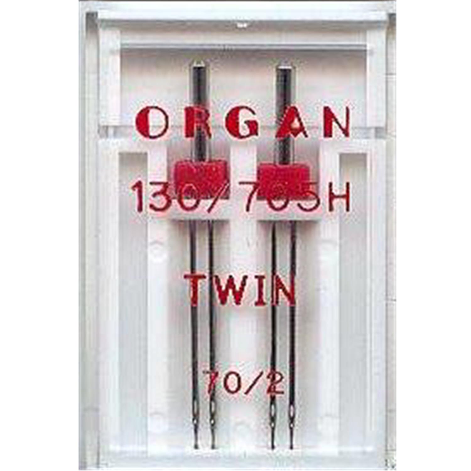 Nähmaschinennadeln Organ, TWIN 70/2.0mm #156
