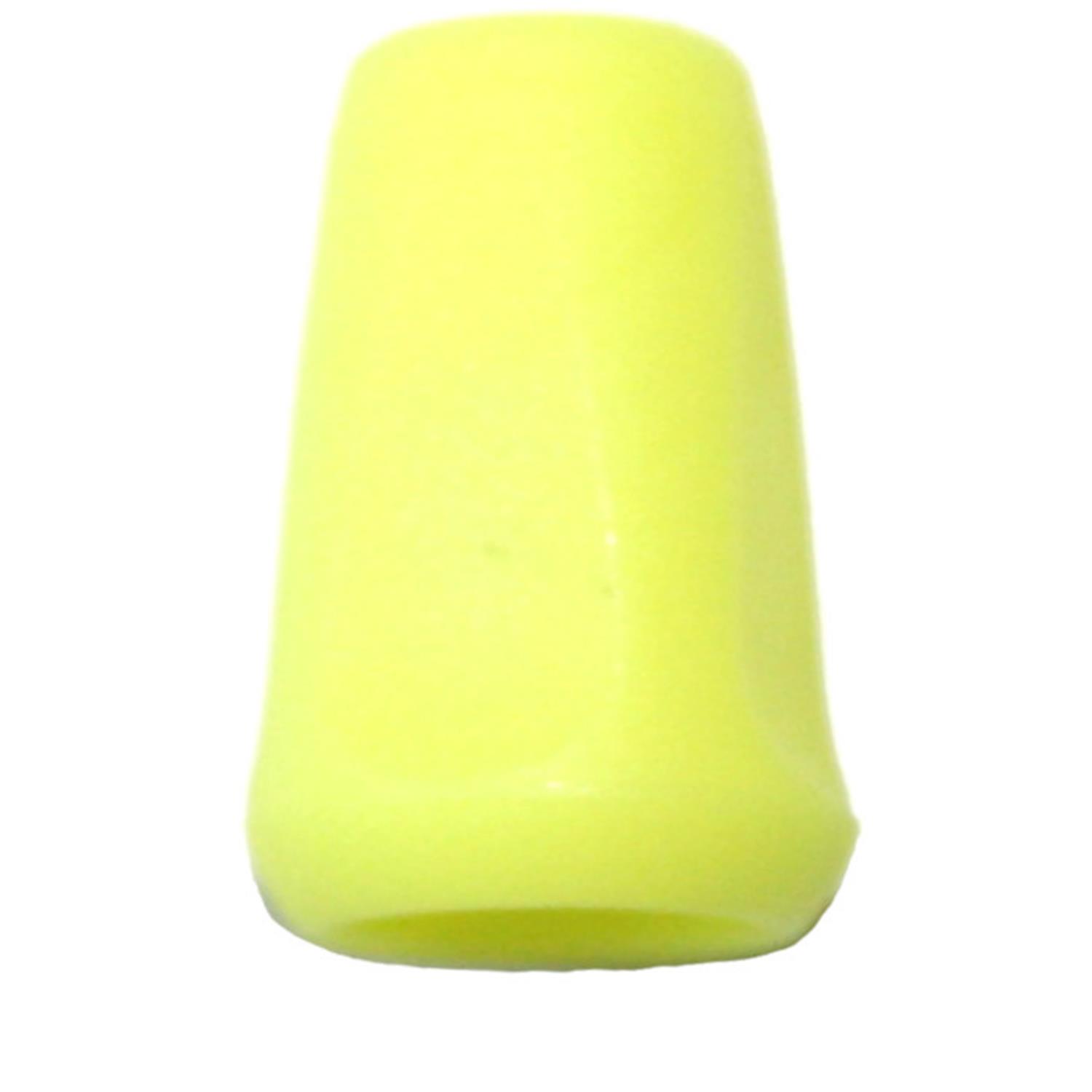Fluoreszierende Kordelenden, bis 5mm Kordeldurchmesser #29 01 - fluoreszierende gelb