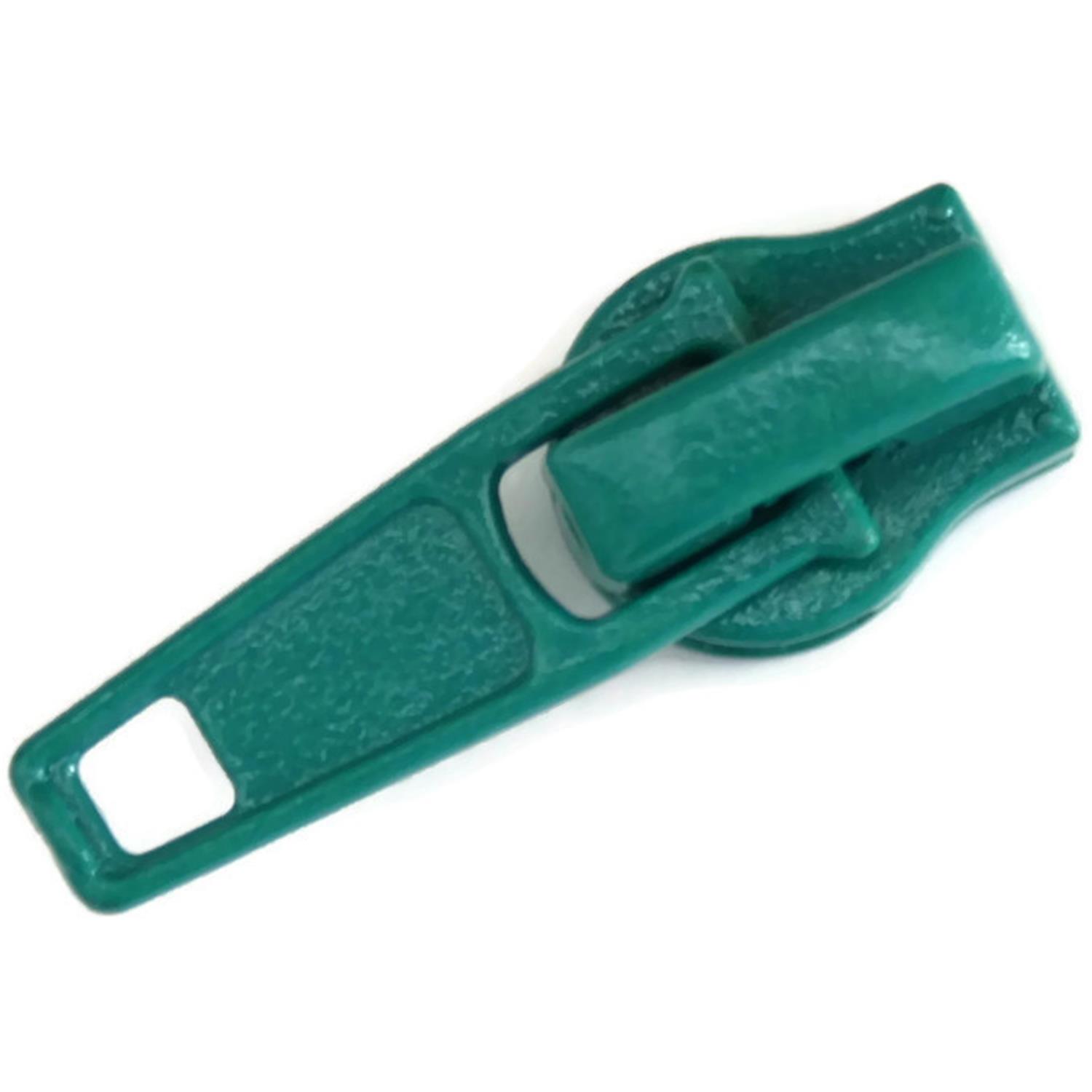Autolock Schieber für Endlosreißverschluss 5mm, 42 Farben 79 - smaragdgrün