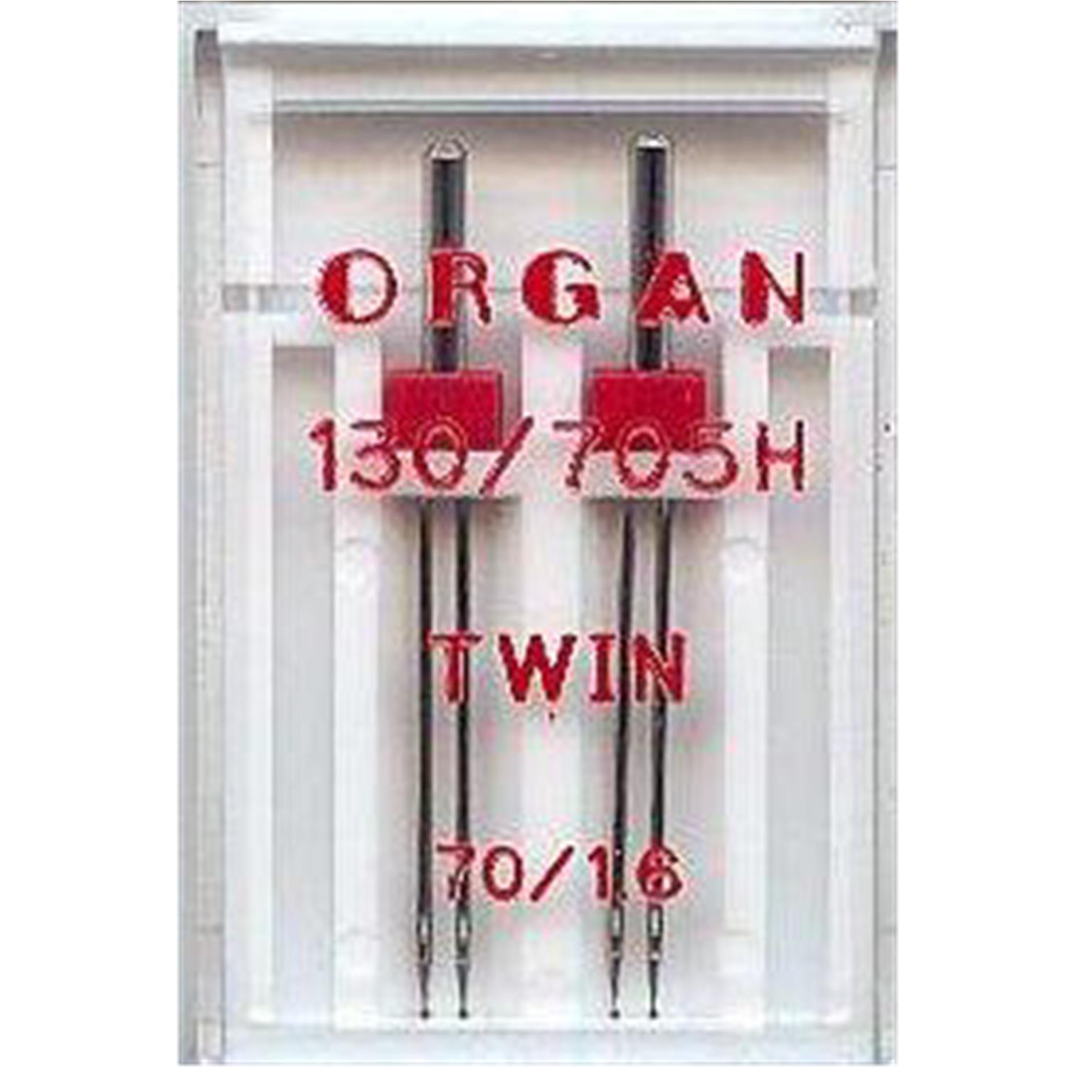 Nähmaschinennadeln Organ, TWIN 75/1.6mm #155
