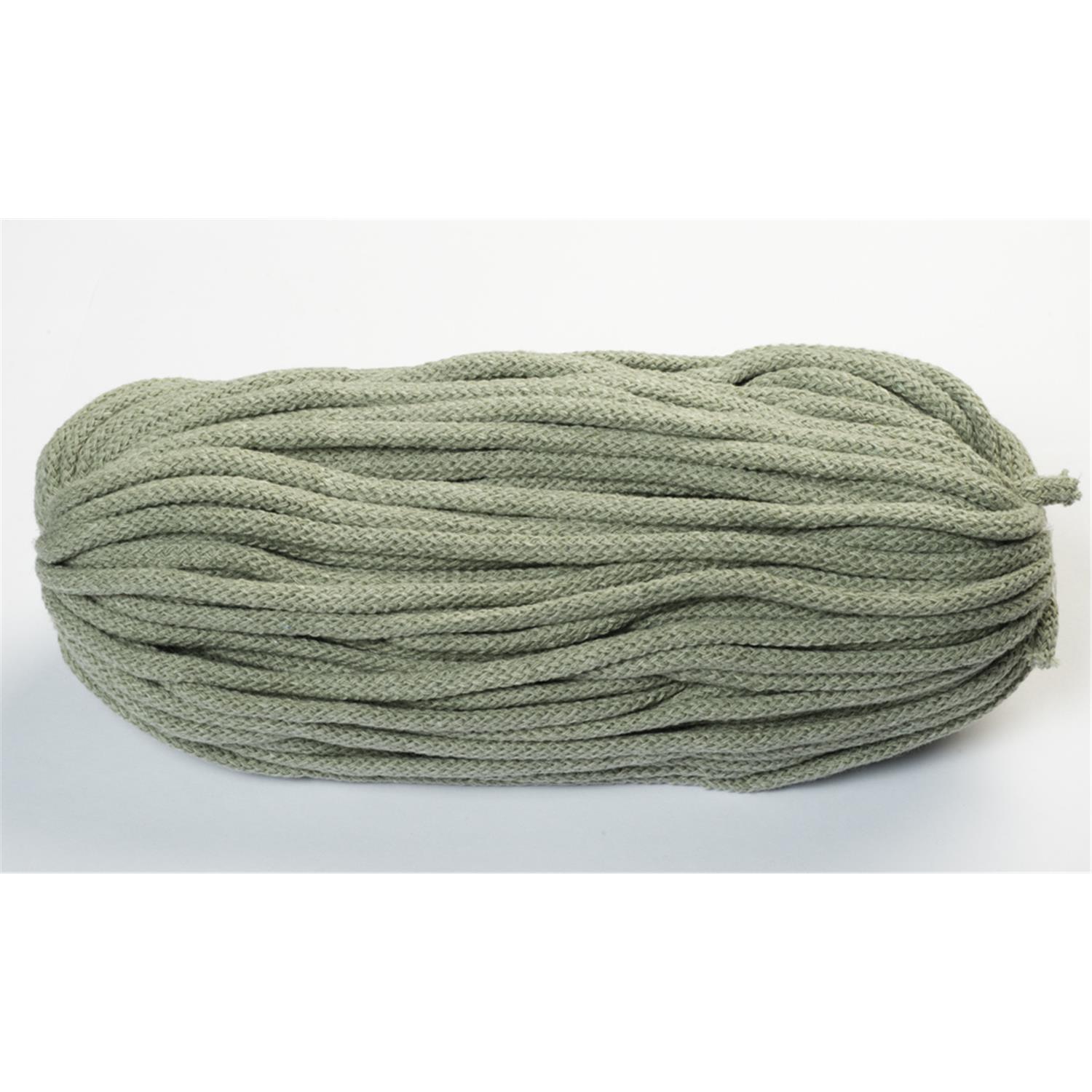 Baumwollkordel, 50 Meter, 6 mm Ø mit Kern, khaki/grün #08