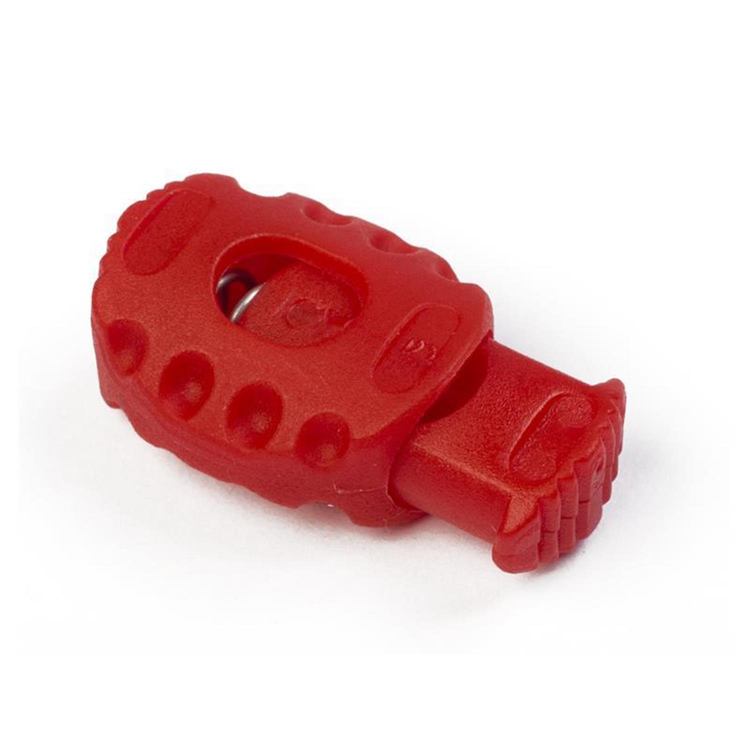 Kordelstopper (1-Loch), bis 6,5mm Kordeldurchmesser #07 07 - rot