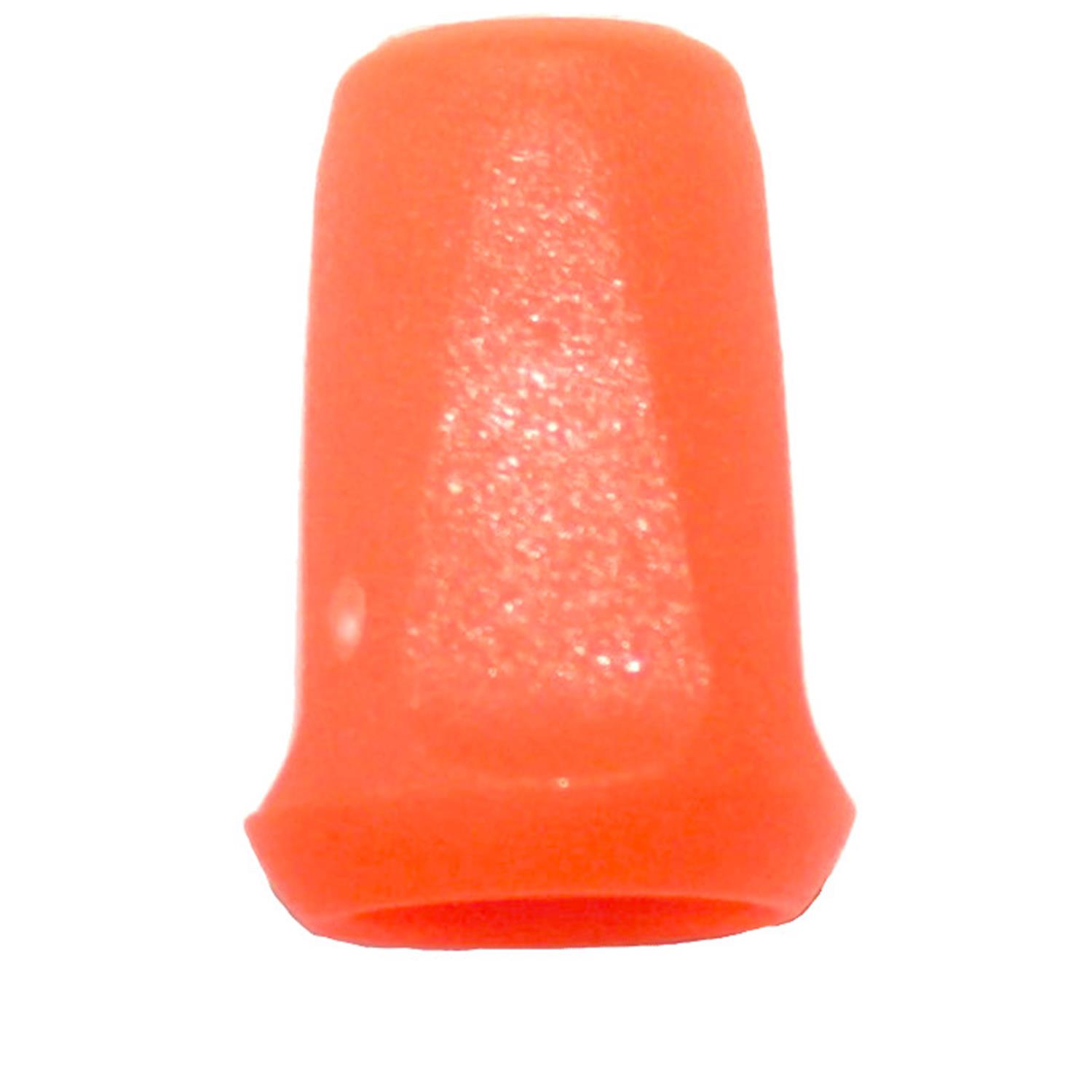 Fluoreszierende Kordelenden, bis 5mm Kordeldurchmesser #29 03 - fluoreszierende orange