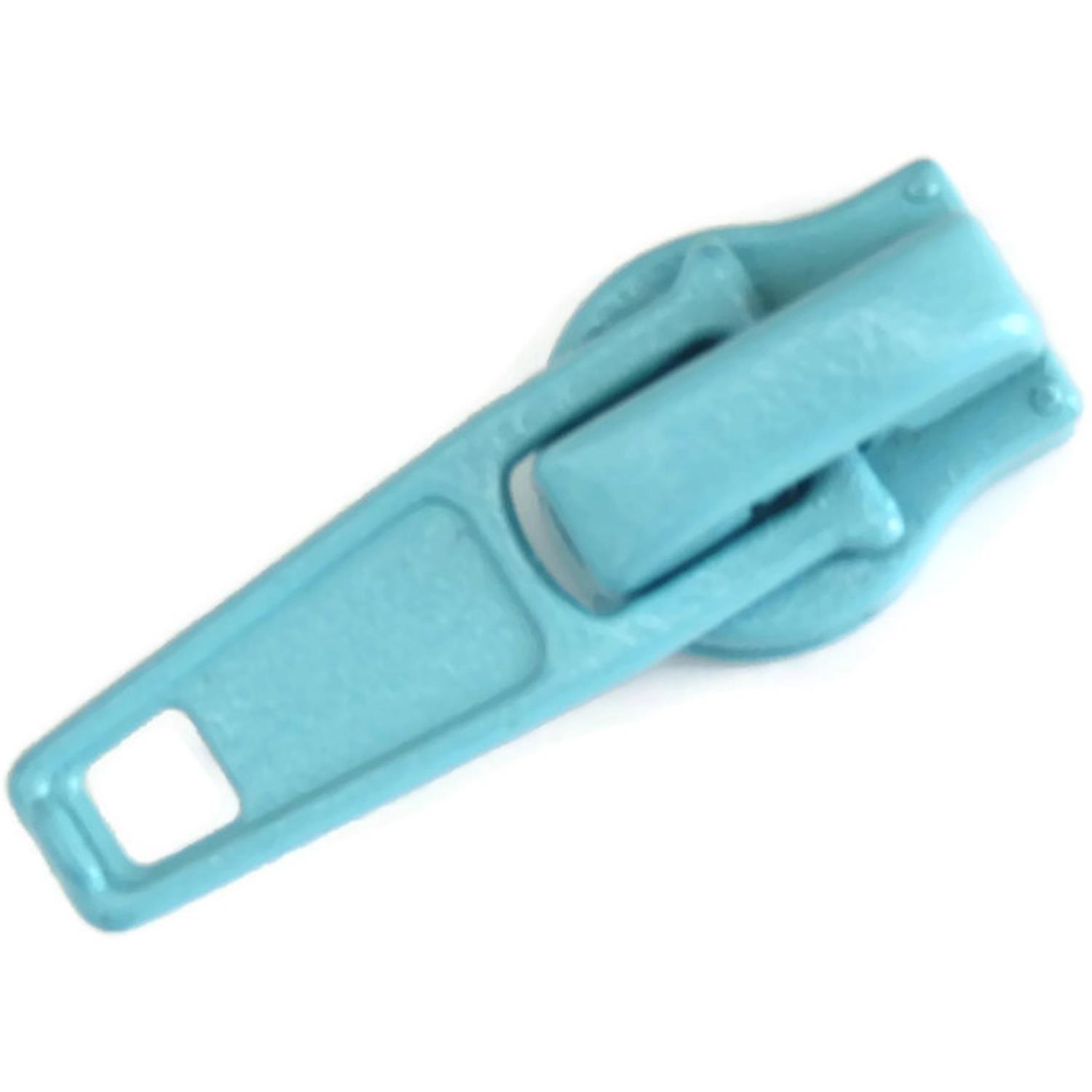 Autolock Schieber für Endlosreißverschluss 5mm, 42 Farben 76 - aqua